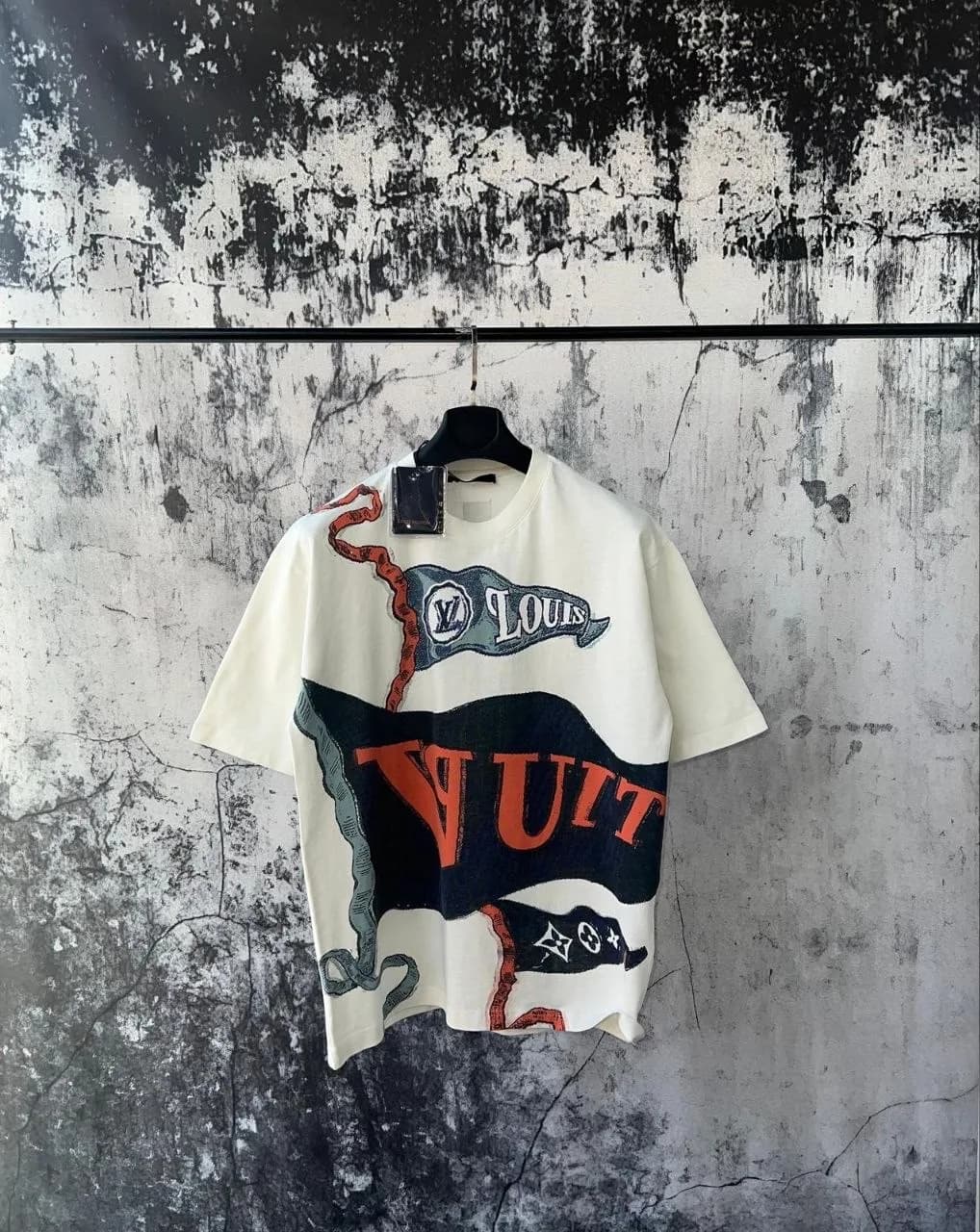 T-SHIRT LV INTARSIA GRAPHIC